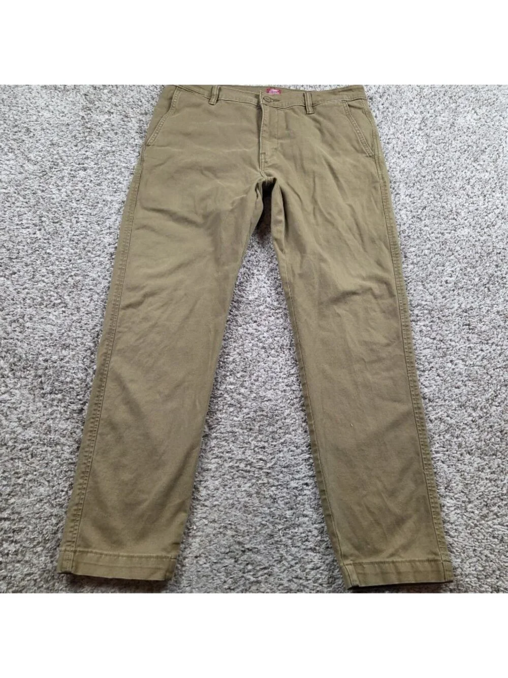 Levis Pants Mens 34x30 Tag 34x32 Brown XX Chino Pockets Preppy